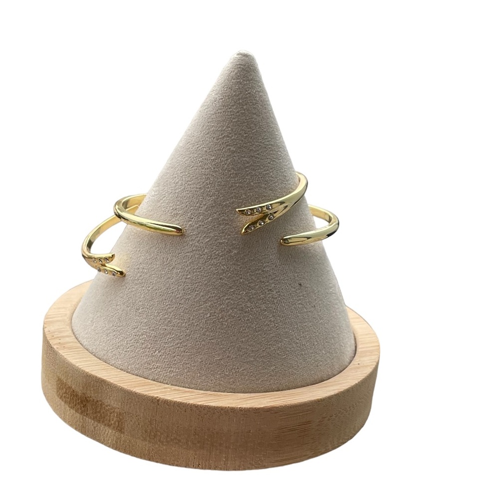 Michelle Campbell Gold Talon Bracelet Set Rachel Zoe Box of Style‎ $215 NEW